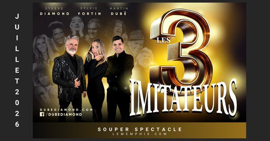 Les 3 Imitateurs - 10 juillet au 1 Août 2026