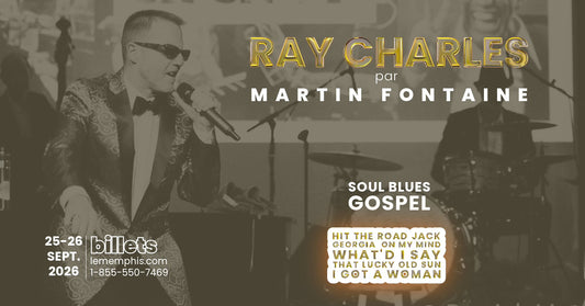 Ray Charles par Martin Fontaine - 25/26 Septembre 2026